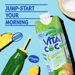Vita Coco on-the-go hydration bottle highlighting shelf-stable packaging.