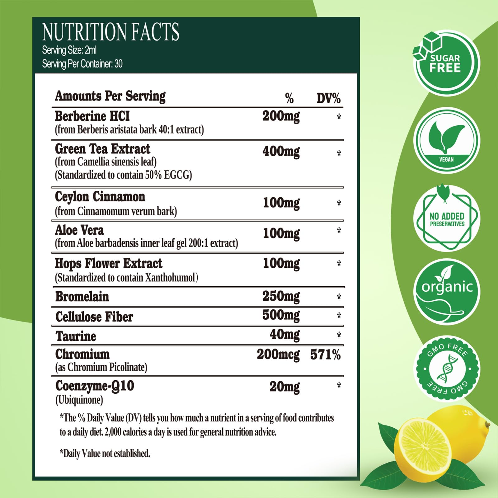 Vita PLynxera GLP-1 Drops vegan non GMO formulation