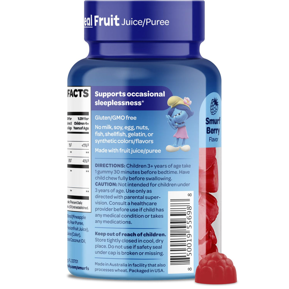 VITABURST Smurfs doctor-developed seal signals trusted formulation.