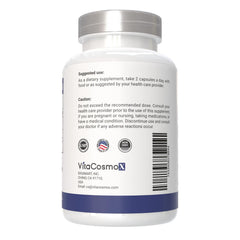 VitaCosmoX Diosmin Hesperidin 1200mg bottle; clean formula appeal.