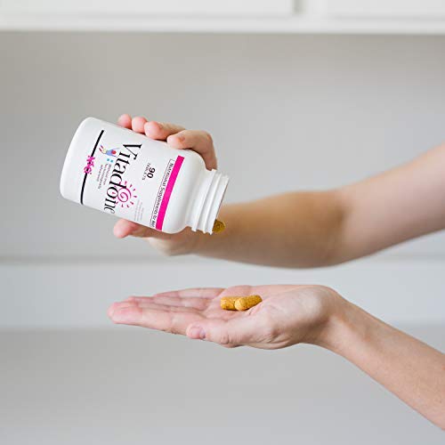 Vitadone health benefits icons represent energy balance and immune support