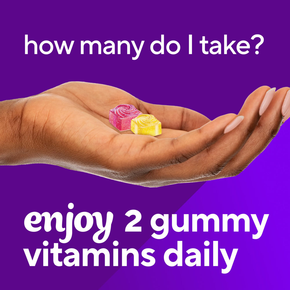 Gummy bites shown with a clean, chewy texture for daily use
