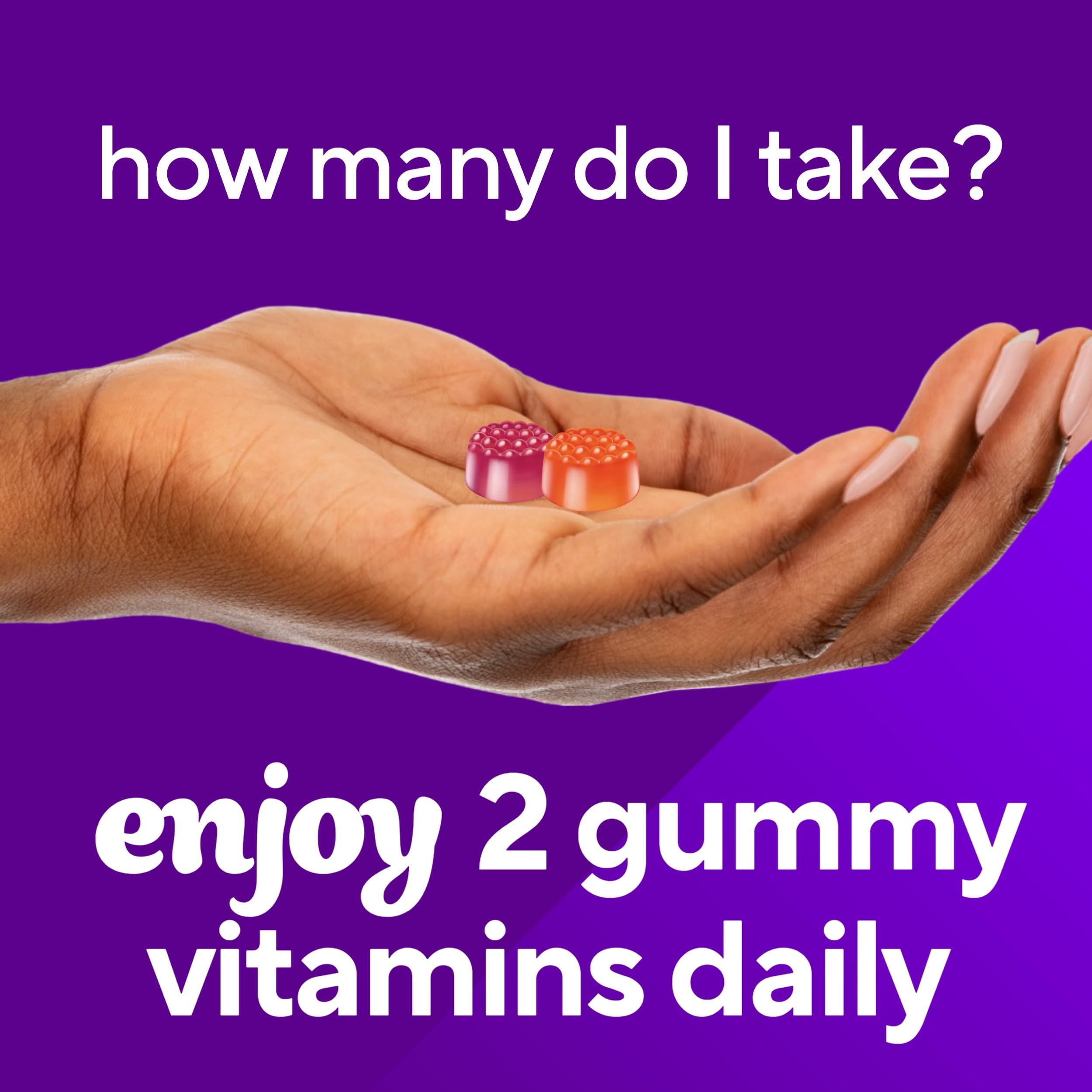 70-count bottle of Vitafusion probiotic gummies represents a 35-day supply.