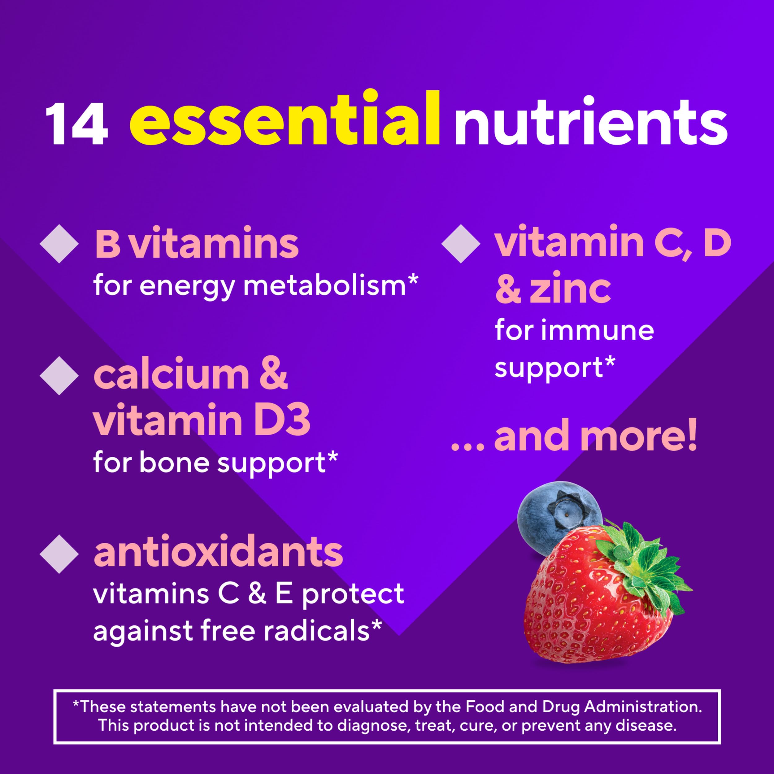 Vitafusion gummies supporting immune health as part of daily routine.