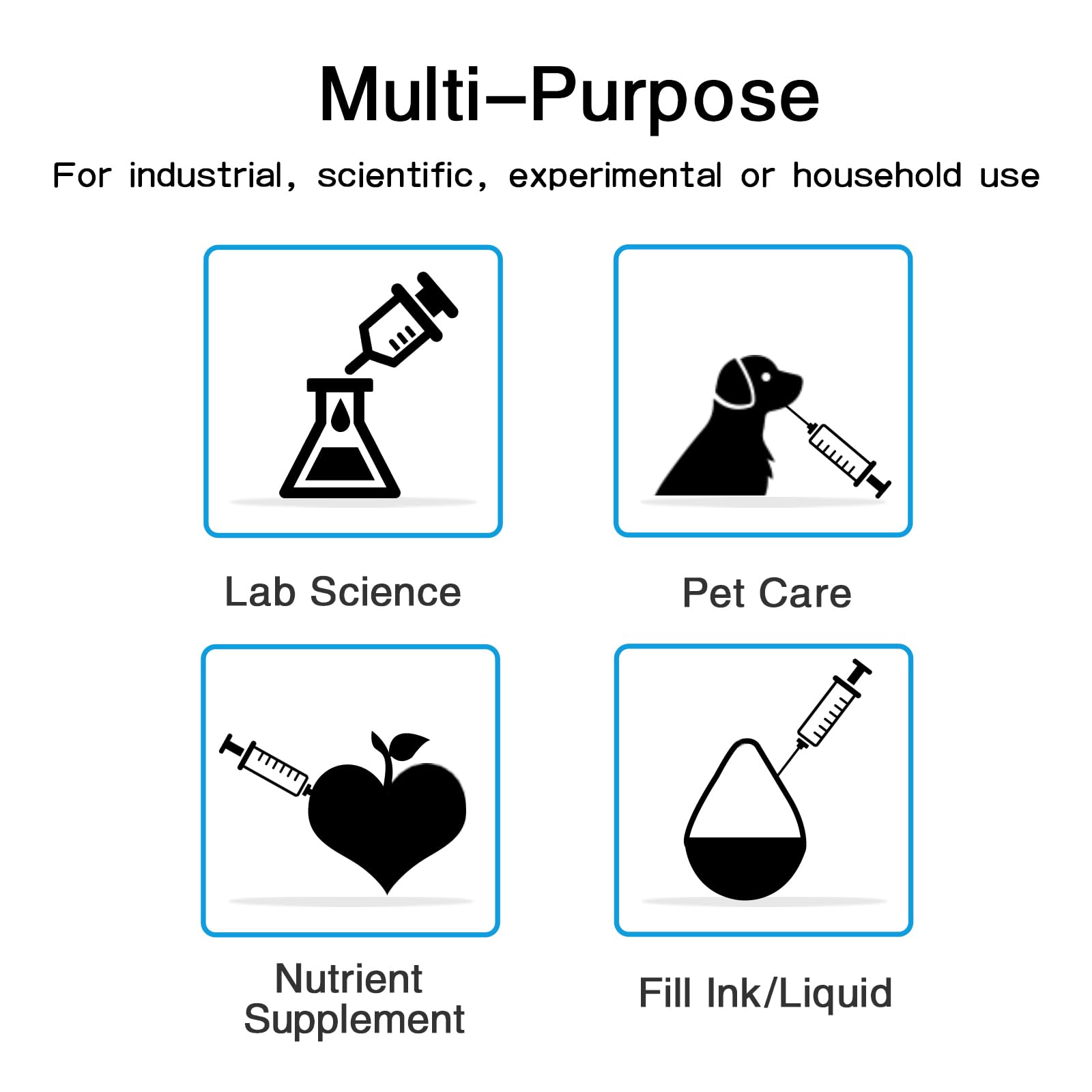 Vitaheal multipurpose lab vial suitable for chemicals and adhesives