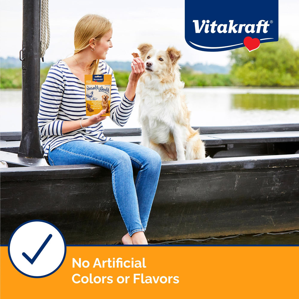 Vitakraft Meaty Morsels – gros plan sur texture moelleuse.