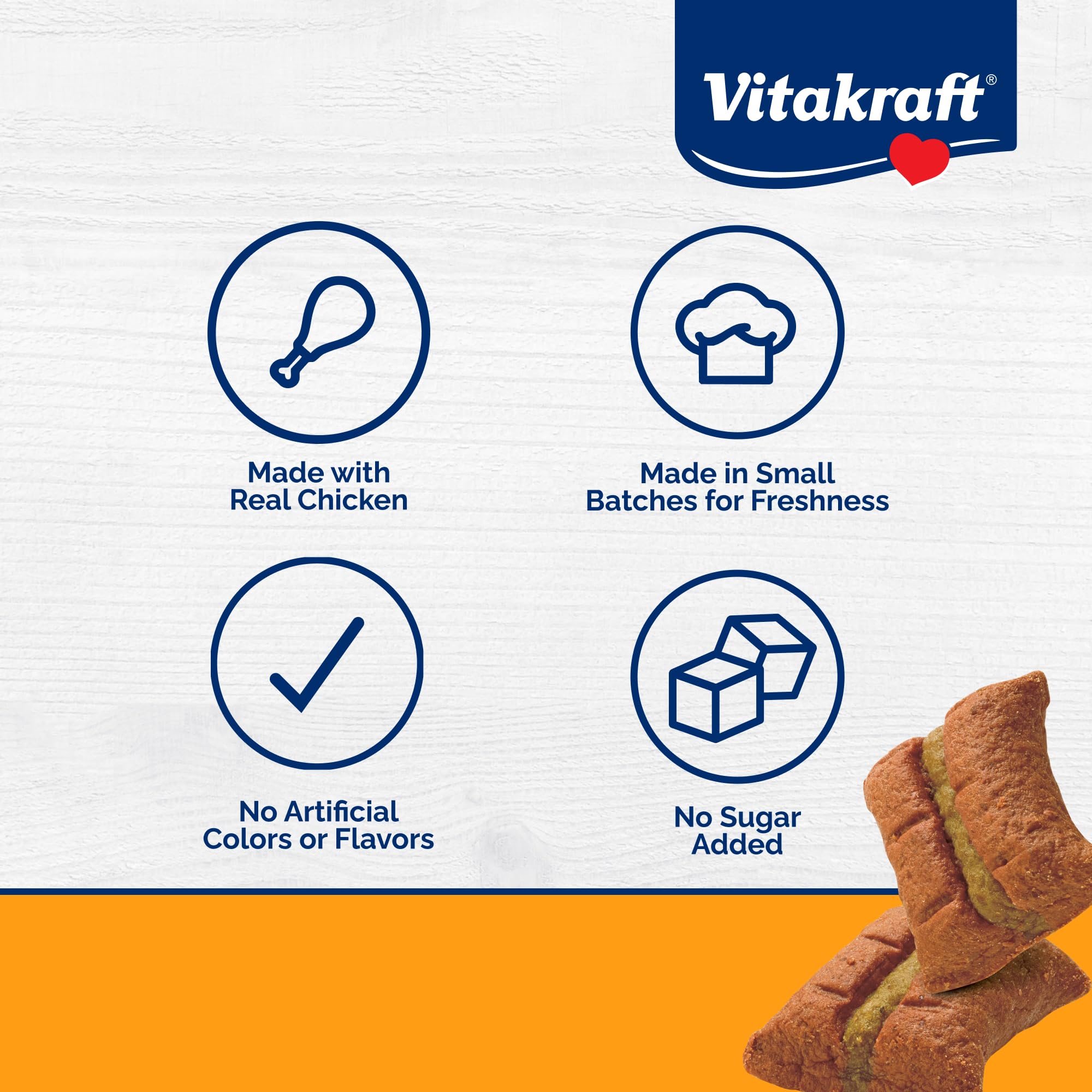Vitakraft Meaty Morsels – texture douce idéale pour chiots et chiens âgés.
