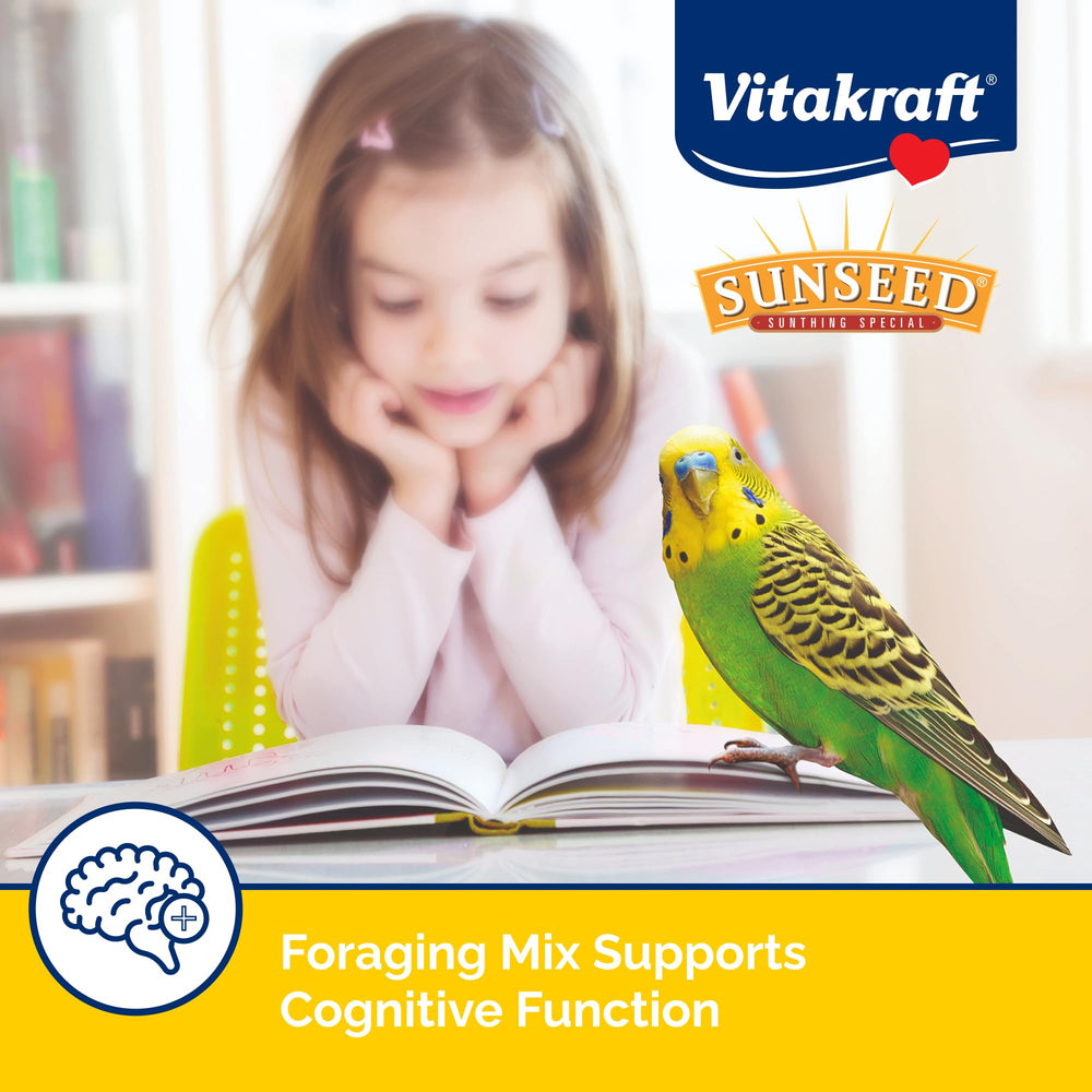 Vitakraft Vita Prima foraging variety promoting curiosity and activity