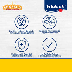 Vitakraft Vita Prima mix of varied seeds encouraging natural foraging