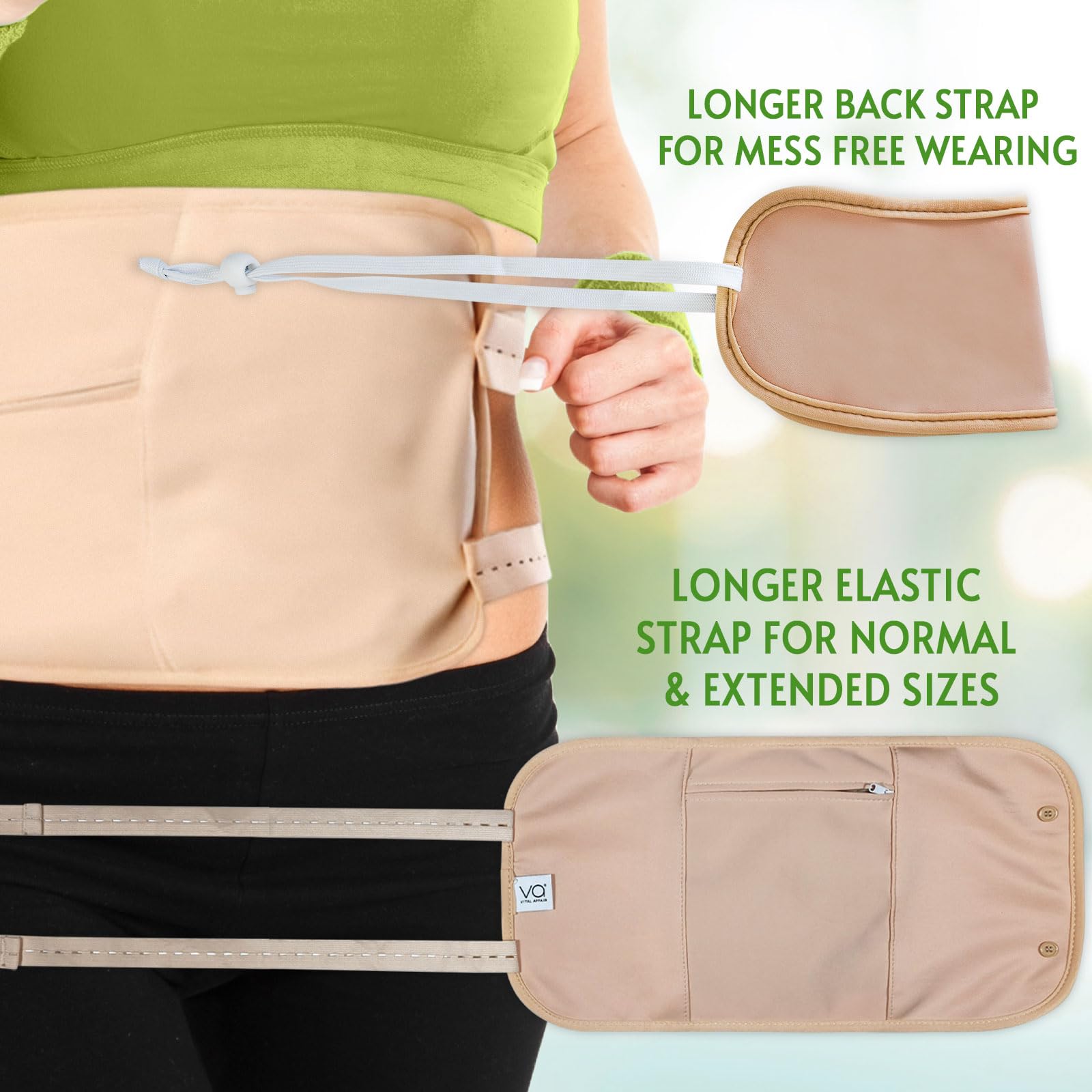 Vital Affair mesh laundry bag keeps wraps clean between sessions.