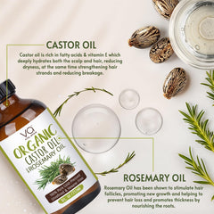 VITAL AFFAIR organic castor oil ingredients emphasize purity and natural benefits.
