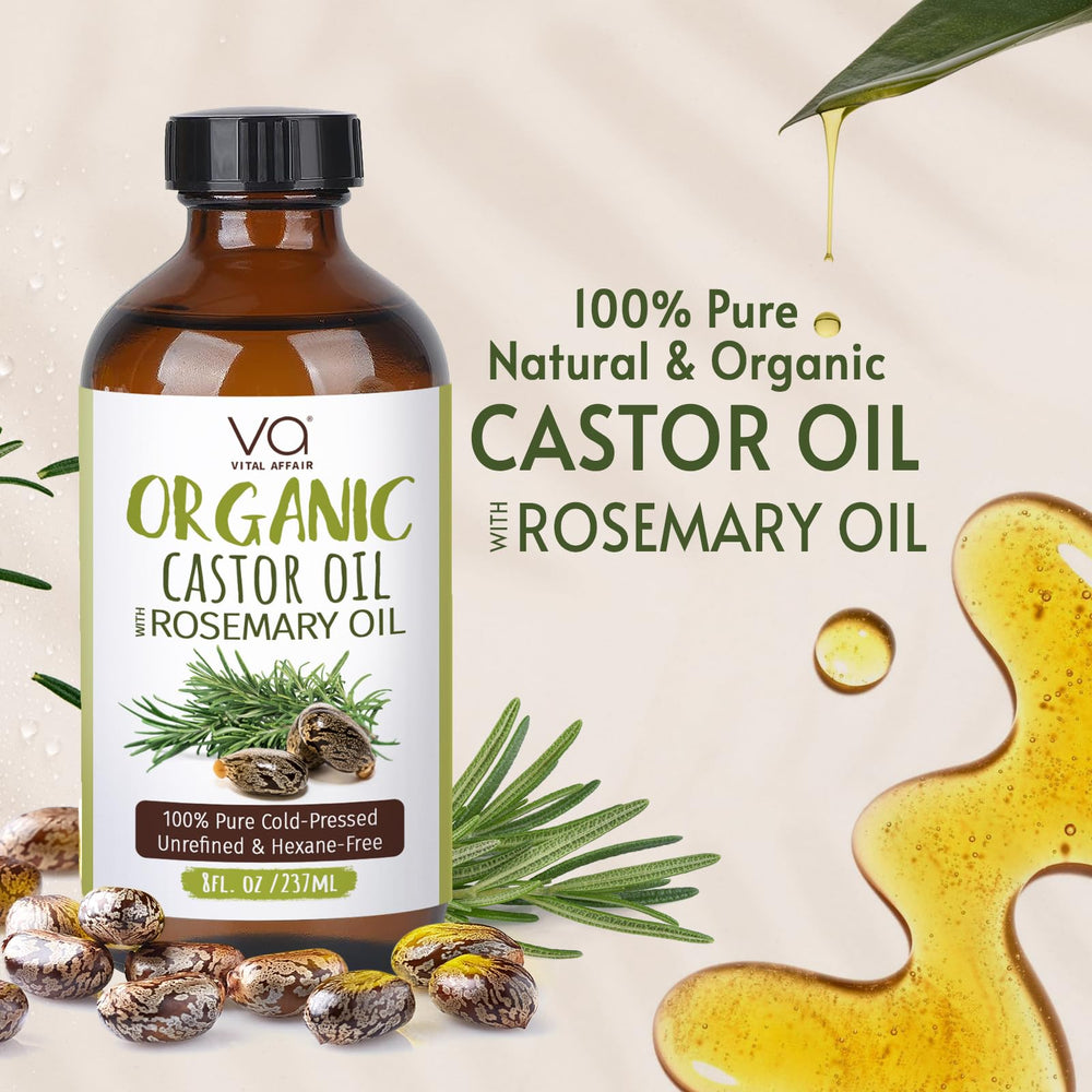 VITAL AFFAIR rosemary oil application demo for nourishing scalp.