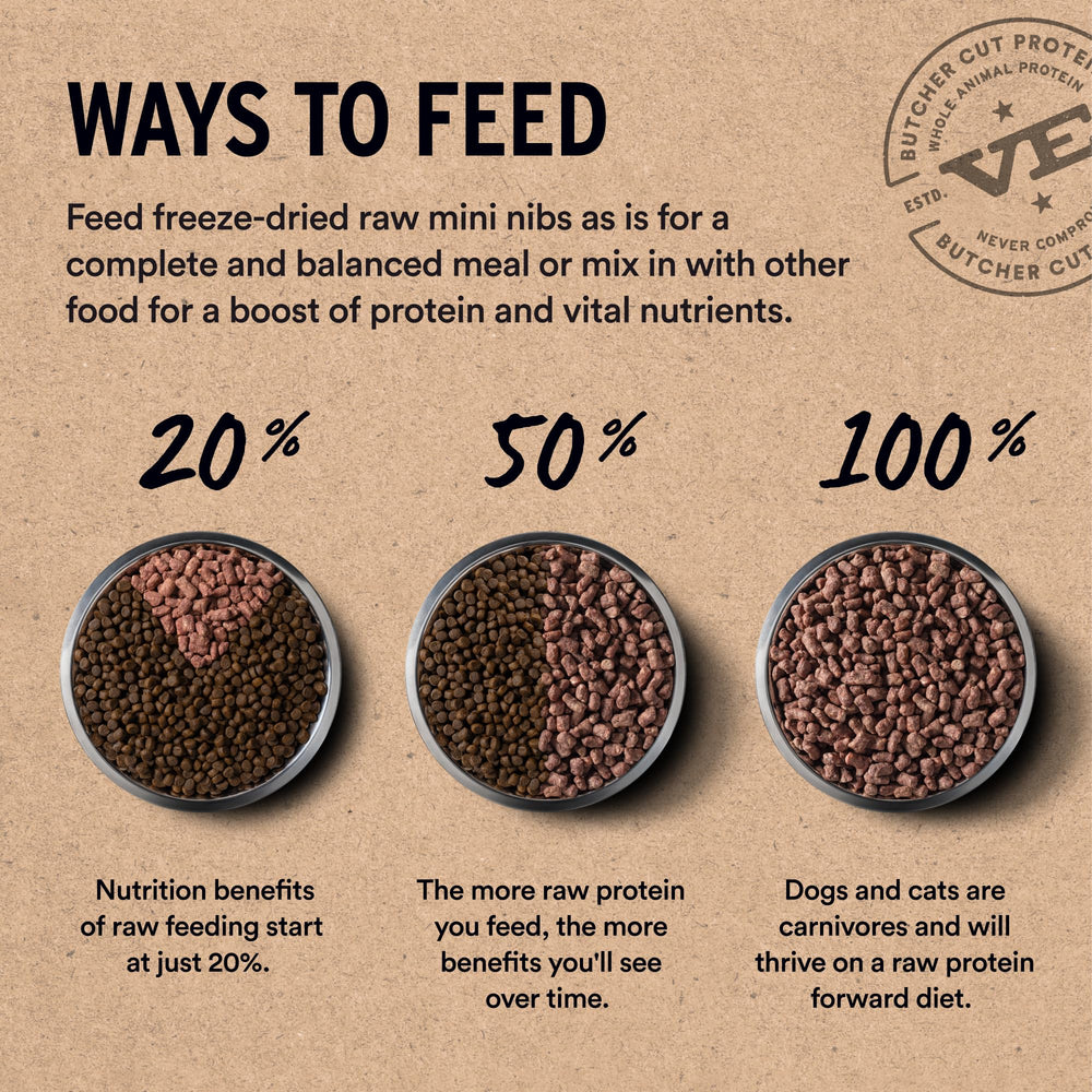 Vital Essentials American-crafted dog food scene showing responsible sourcing.