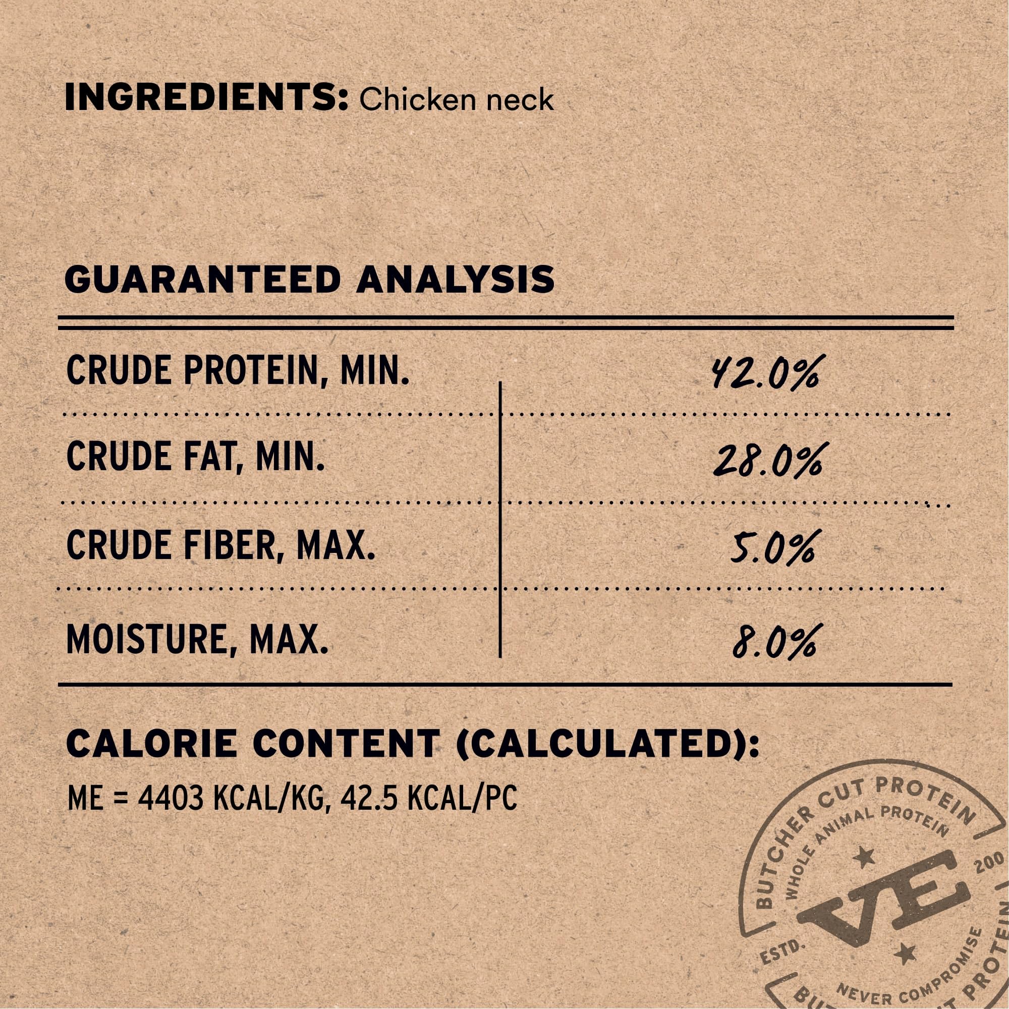 Vital Essentials grain-free chicken necks offer a clean, allergen-friendly treat option.