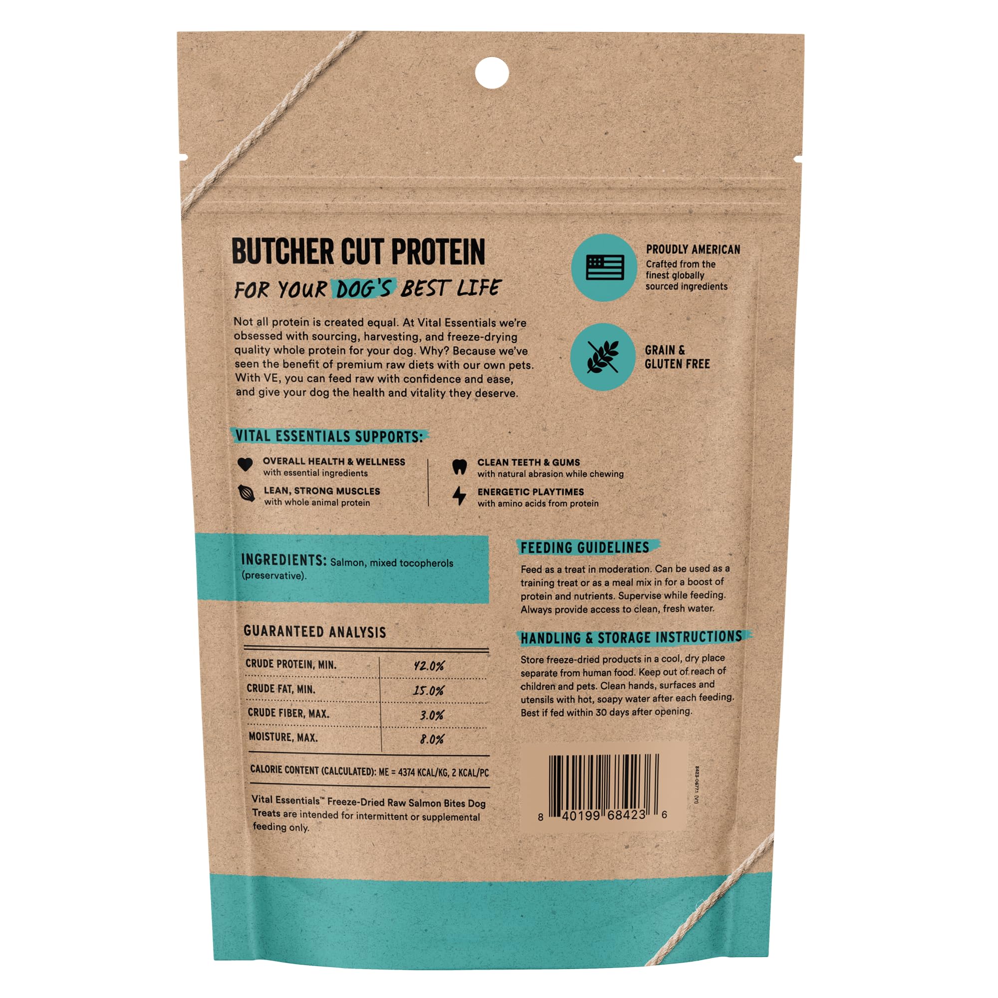 Close-up of freeze-dried salmon bites emphasizes texture ideal for training rewards.