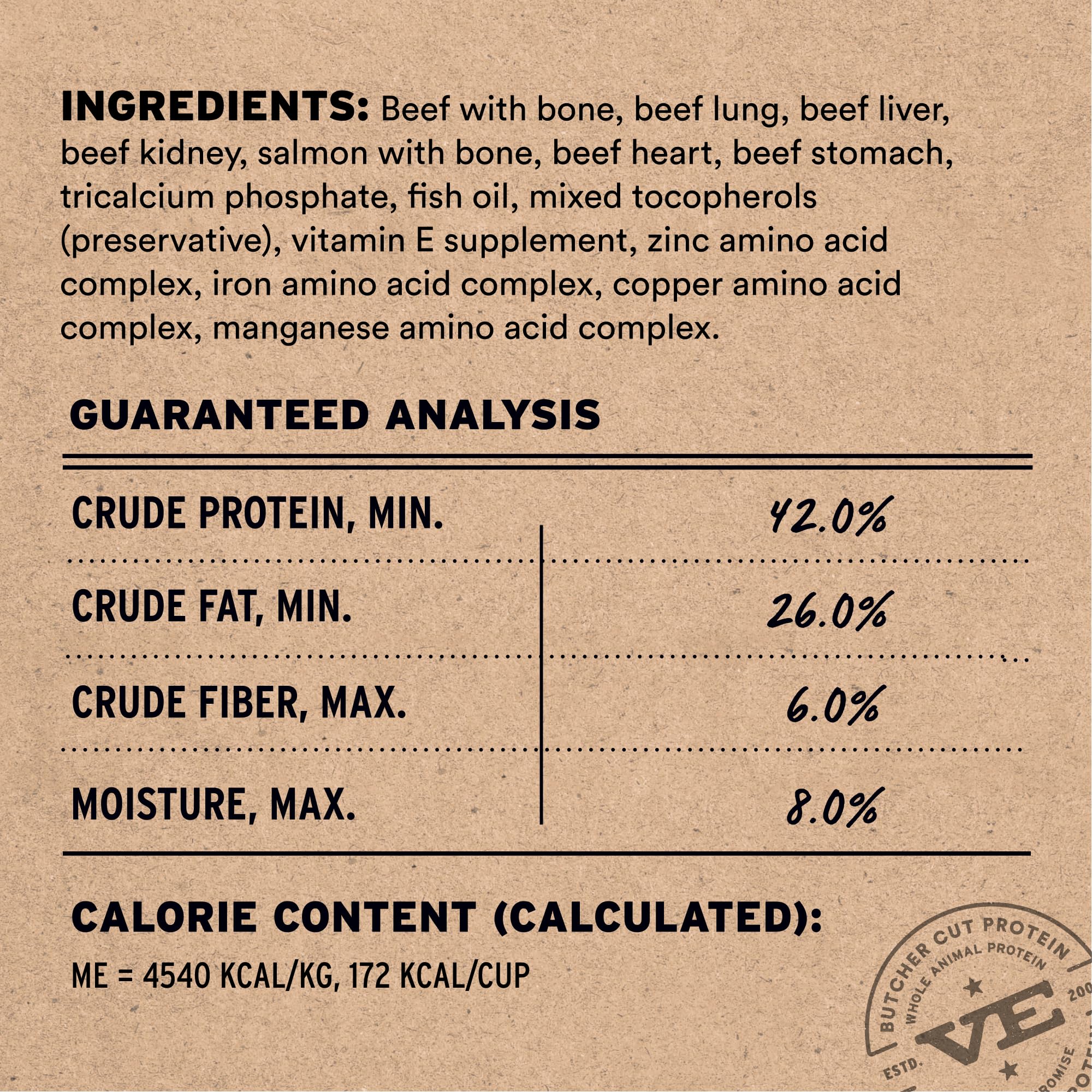 Vital Essentials USA-sourced ingredients indicate trusted farm origins