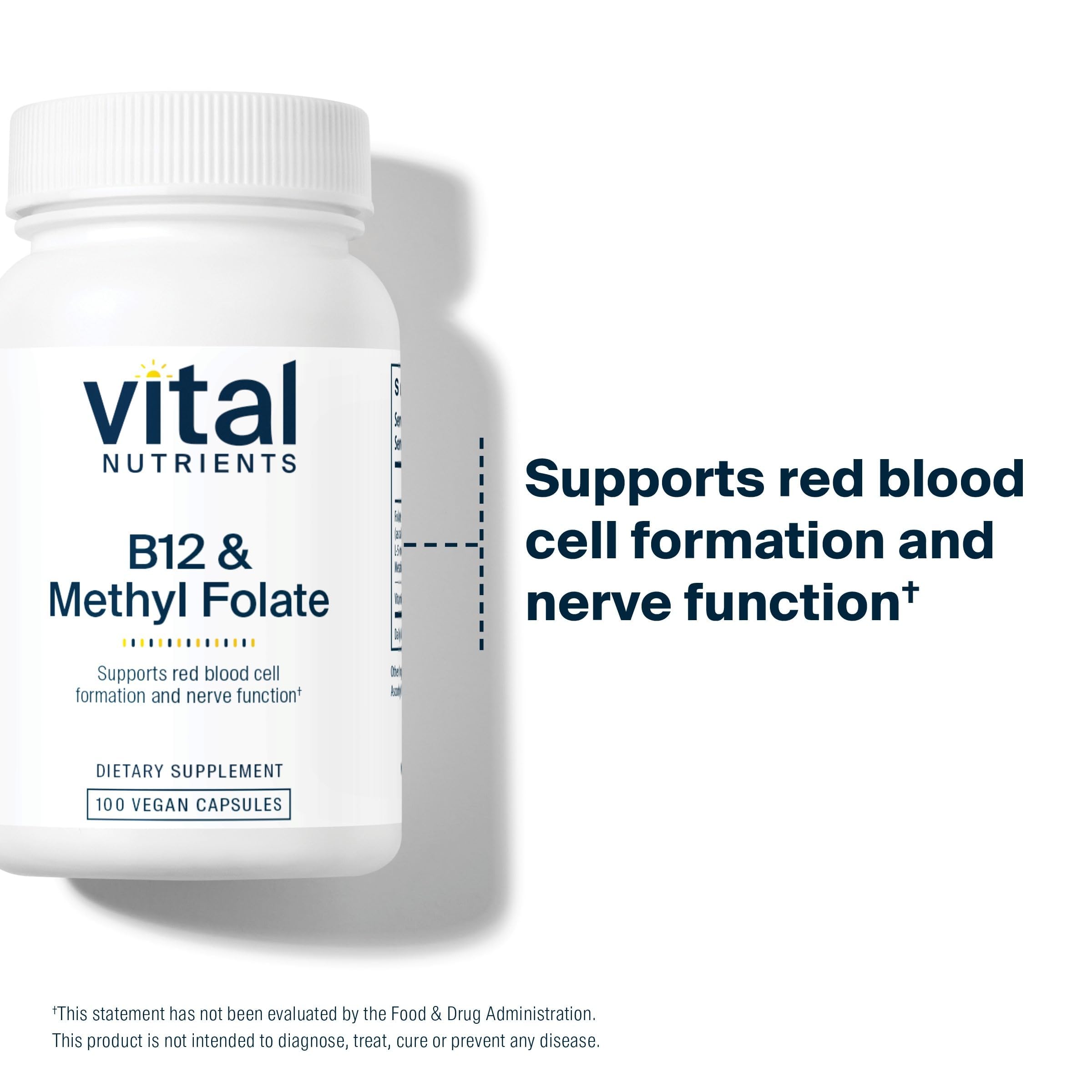 Vital Nutrients capsules close-up show small easy-to-swallow tablets for GI comfort.