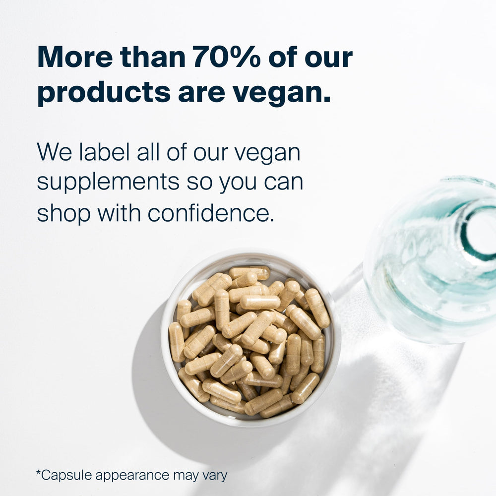 Green Vital Nutrients bottle on packaging suggesting trusted immune support in a vegan formula.