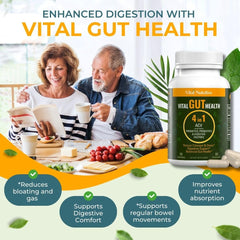Vital Nutritive Digestive enzymes capsules aid meals and digestion