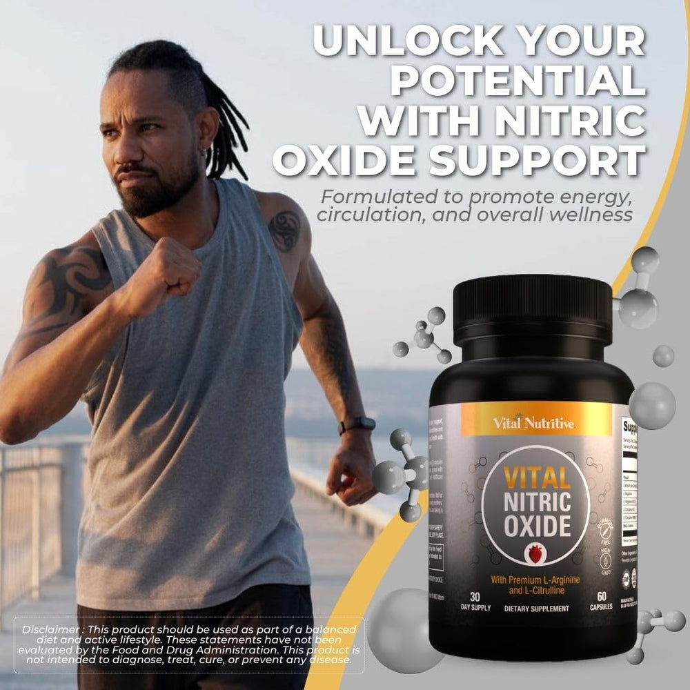 Vital Nutritive label close-up highlights premium ingredients and balanced formula