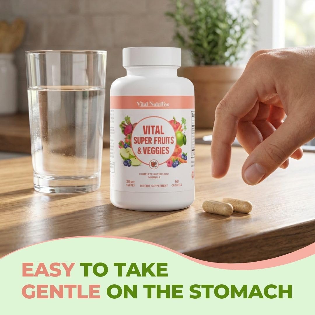 Vital Nutritive plant-based non-GMO label highlights clean nutrition.