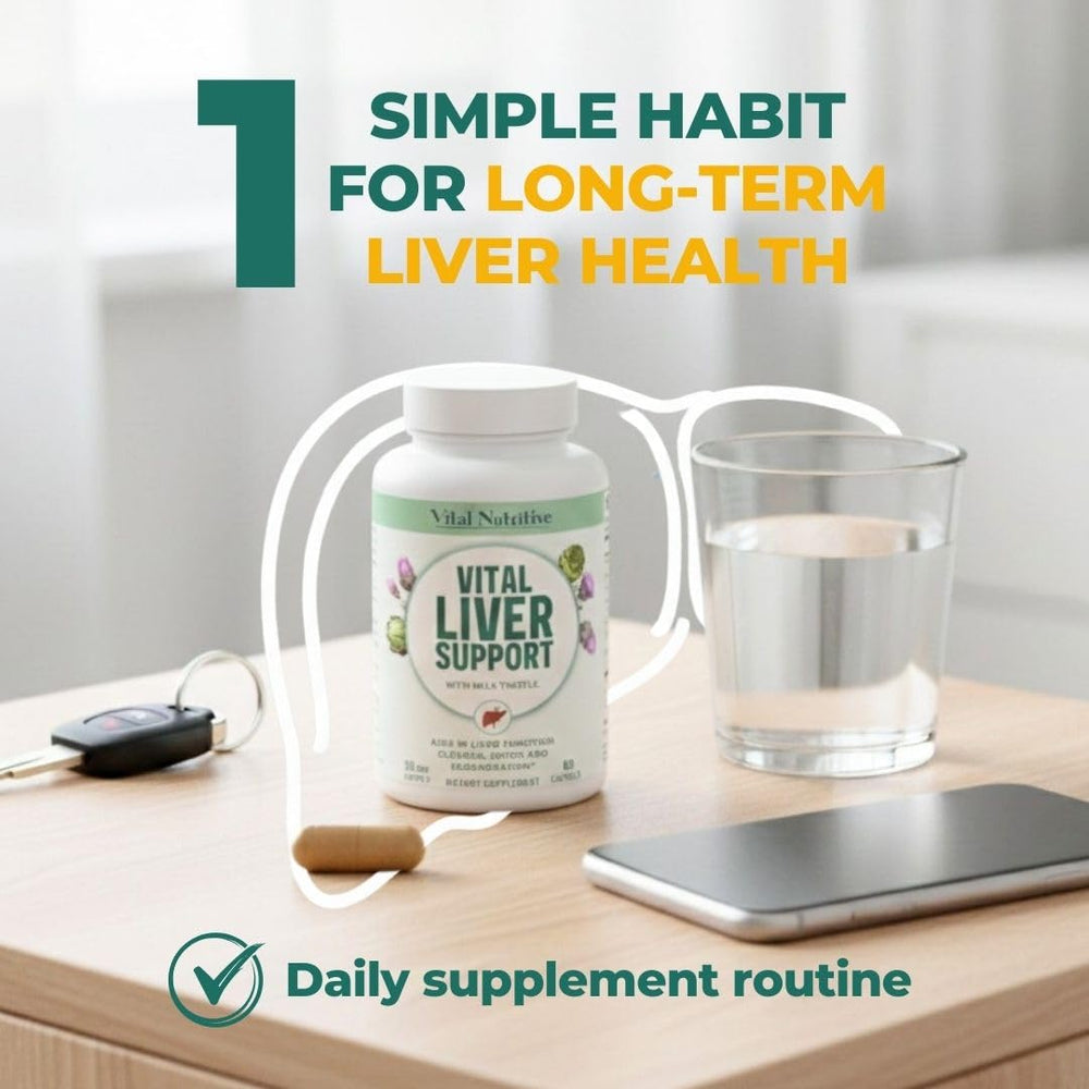 Vital Nutritive turmeric-ginger liver formula closeup emphasizes herbal components for wellness.