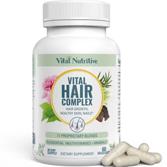 Vital Nutritive Vital Hair Complex bottle front for healthy hair