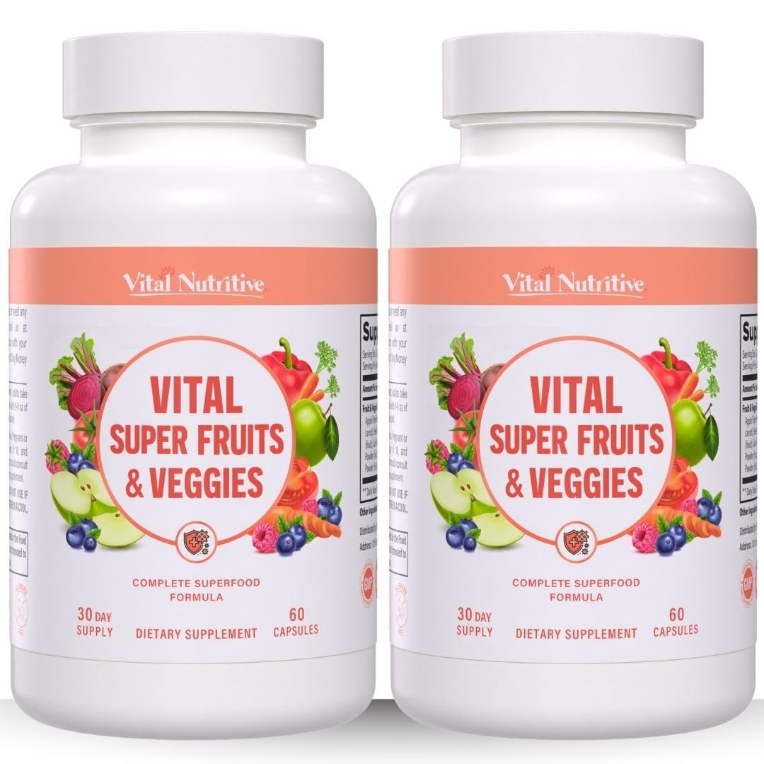 Vital Nutritive VSF bottle on counter supports daily energy.