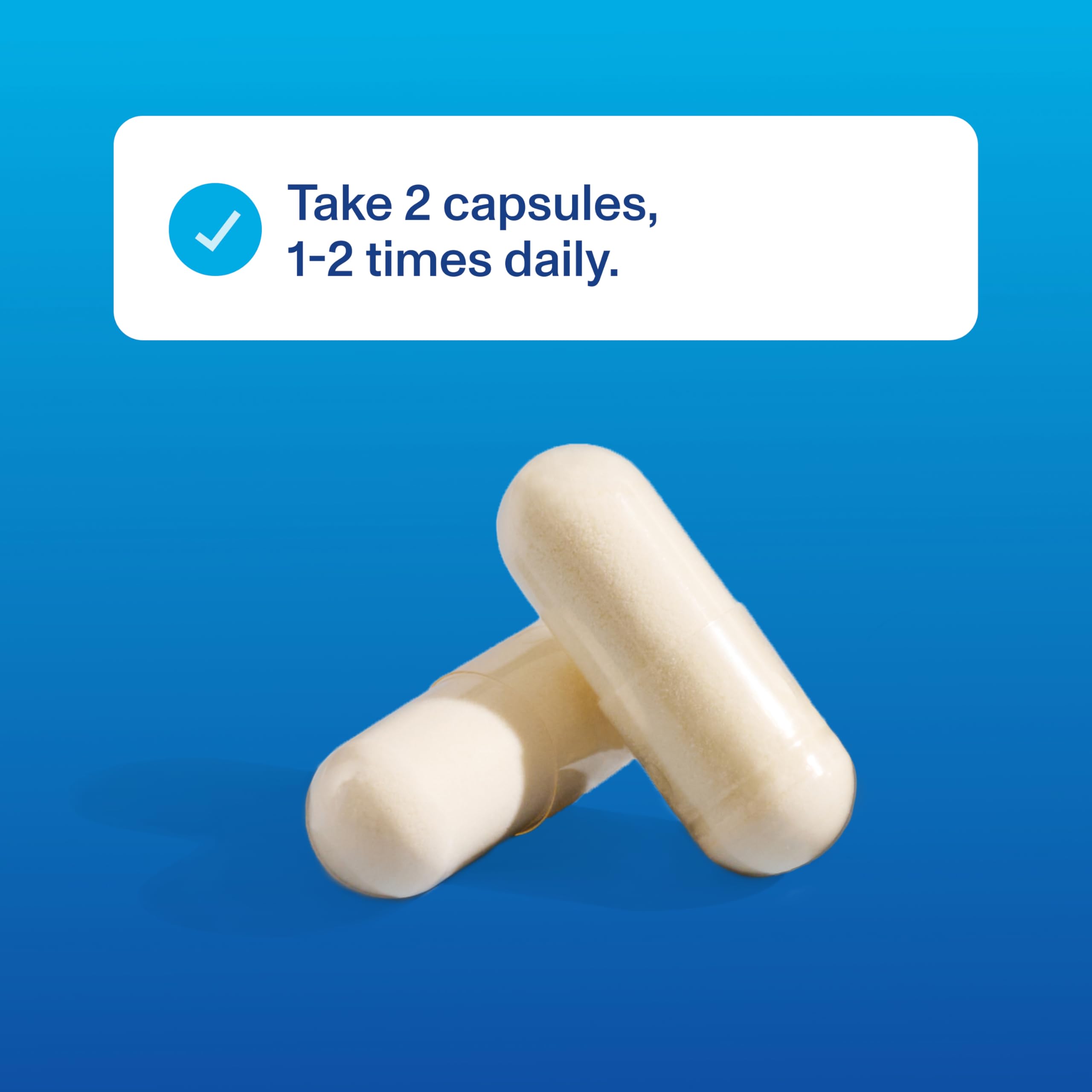 Vital Proteins capsules in hand ready for daily skincare and joint support.