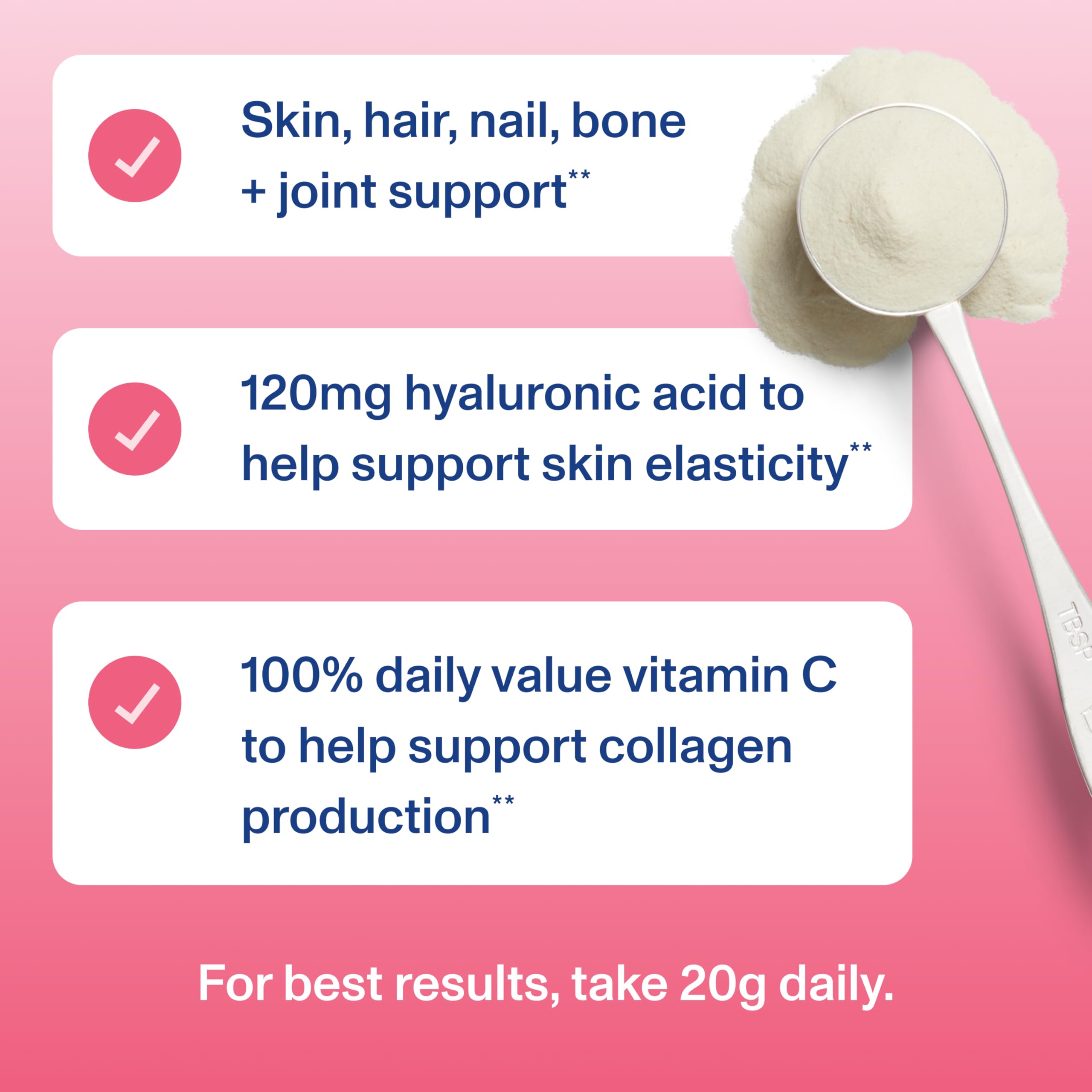 Vital Proteins Collagen Peptides Advanced glass of water shows easy mixing