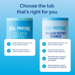 Vital Proteins Collagen Peptides Advanced powder dissolves easily in coffee for a smooth boost