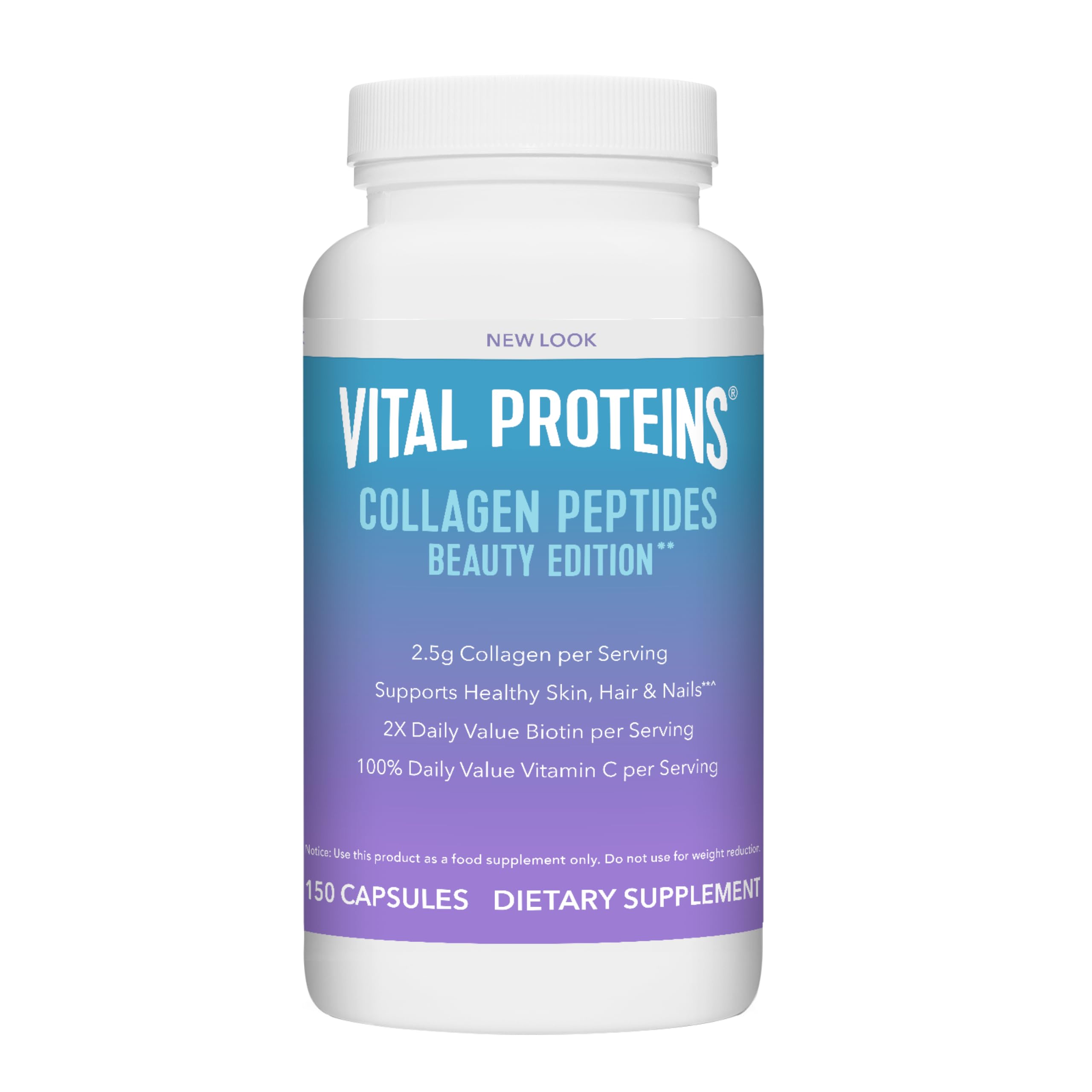 Vital Proteins Beauty Edition bottle shown for daily collagen support