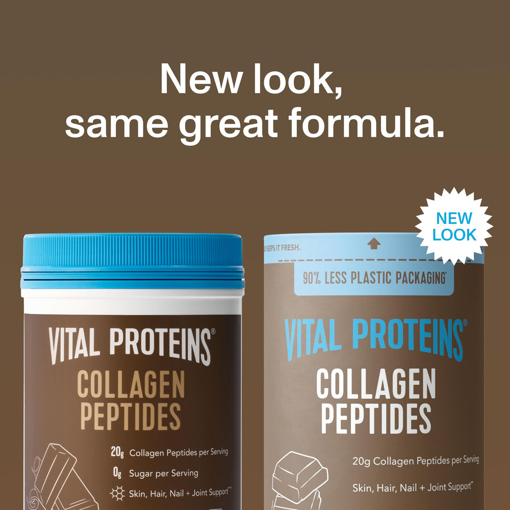 Vital Proteins Collagen Peptides Chocolate scoop ready to mix