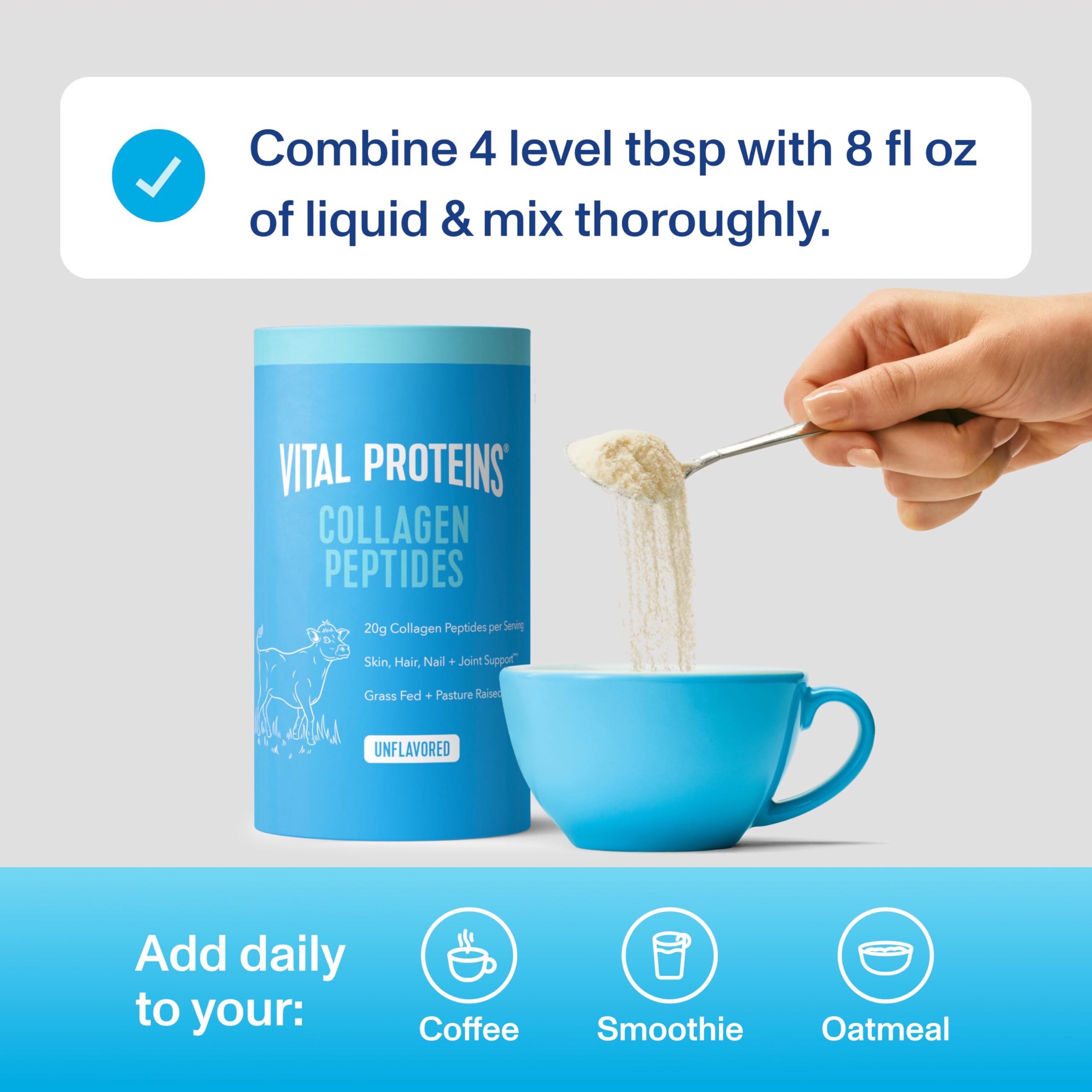 Vital Proteins Collagen Peptides feature Whole30 and Paleo compatibility.