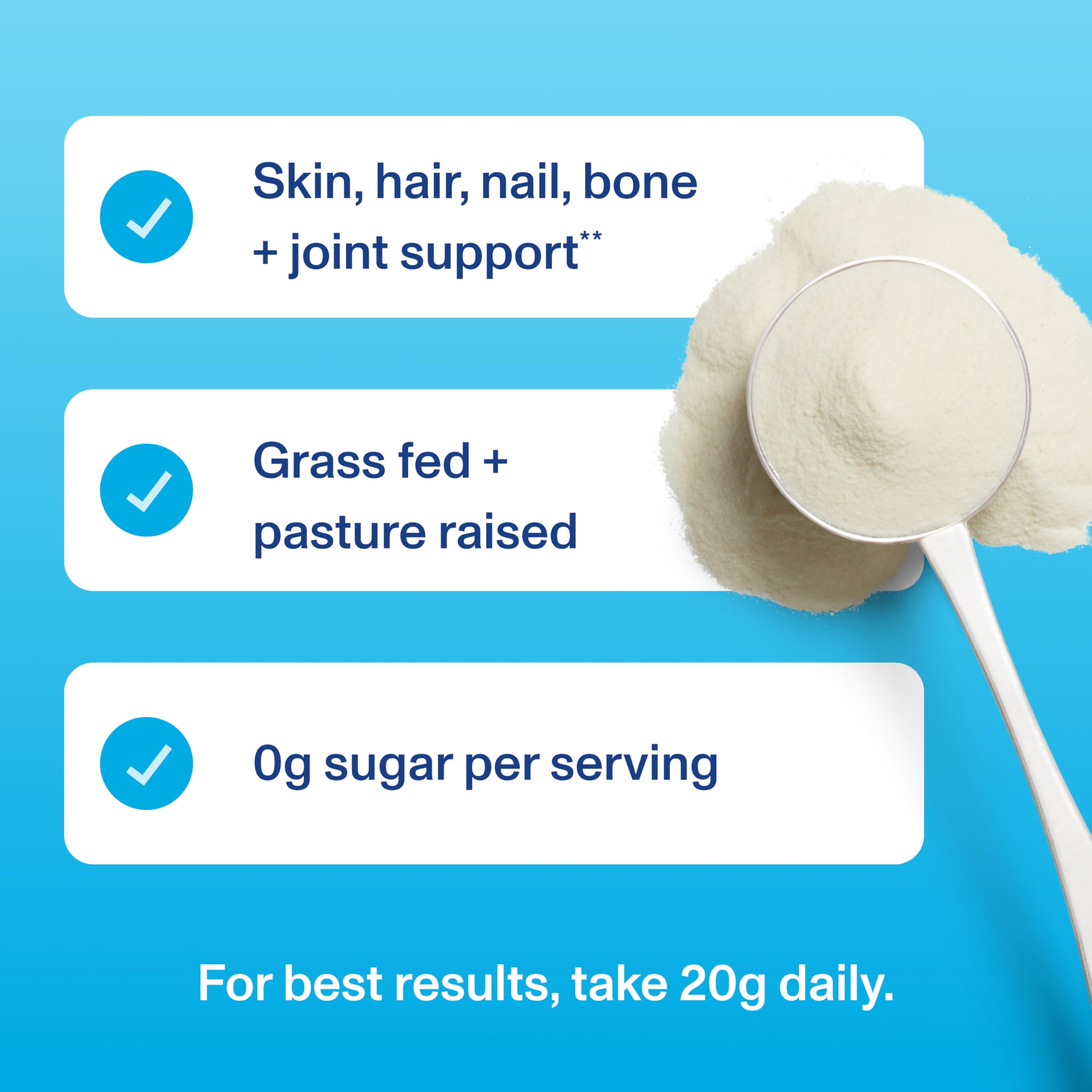 Vital Proteins Collagen Peptides jar close-up emphasizes dairy-free, gluten-free claim.
