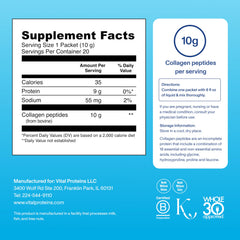 Vital Proteins Collagen Peptides powder dissolves easily in coffee for a smooth mix.