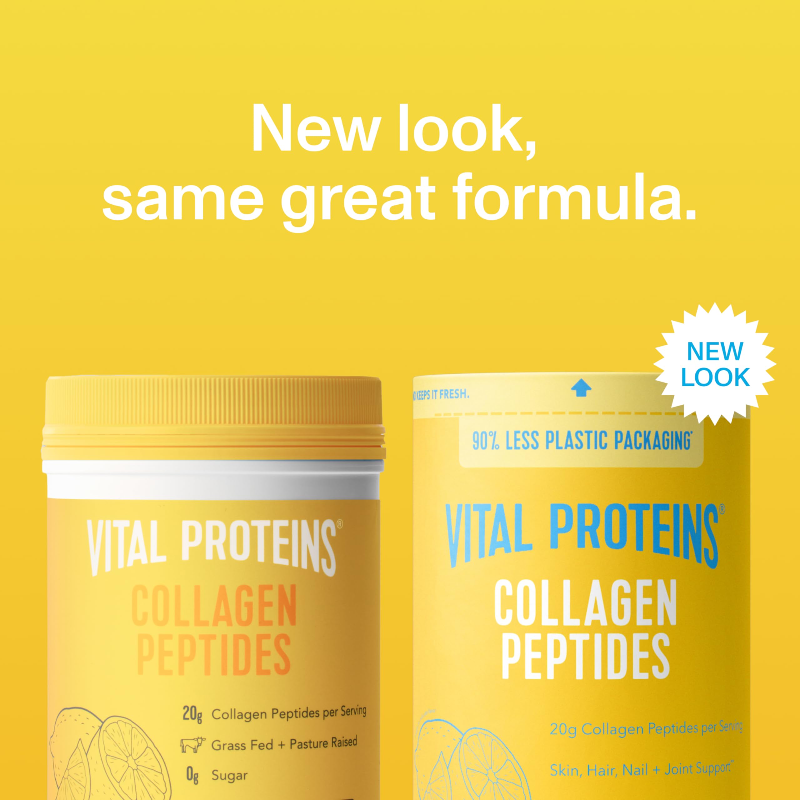 Vital Proteins collagen peptides lemon powder stirred into coffee