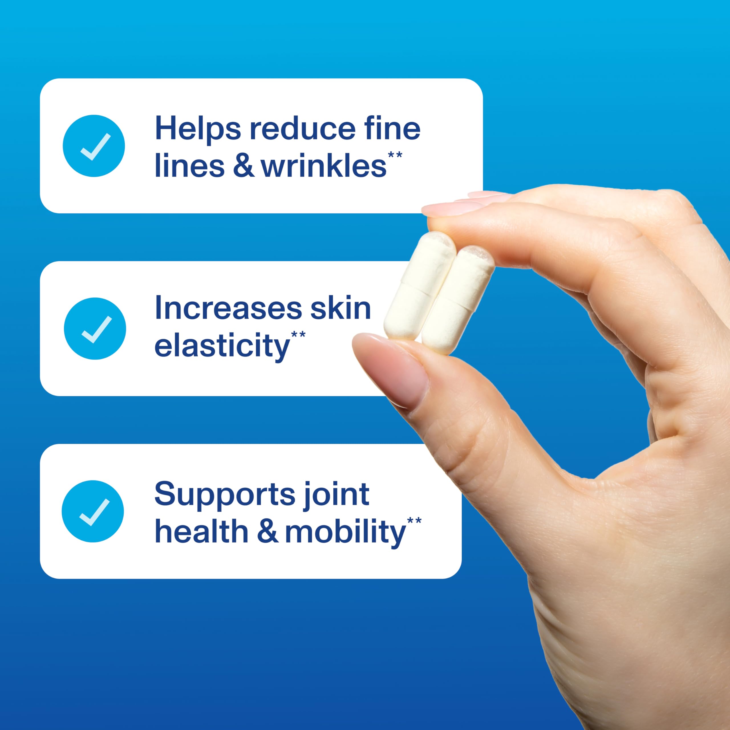 Vital Proteins Enhanced Collagen Capsules gluten-free pack highlights convenient daily use.