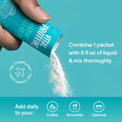 Vital Proteins Marine Collagen dissolves in coffee for a simple daily routine.
