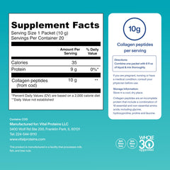 Vital Proteins Marine Collagen unflavored powder dissolves easily in drinks.