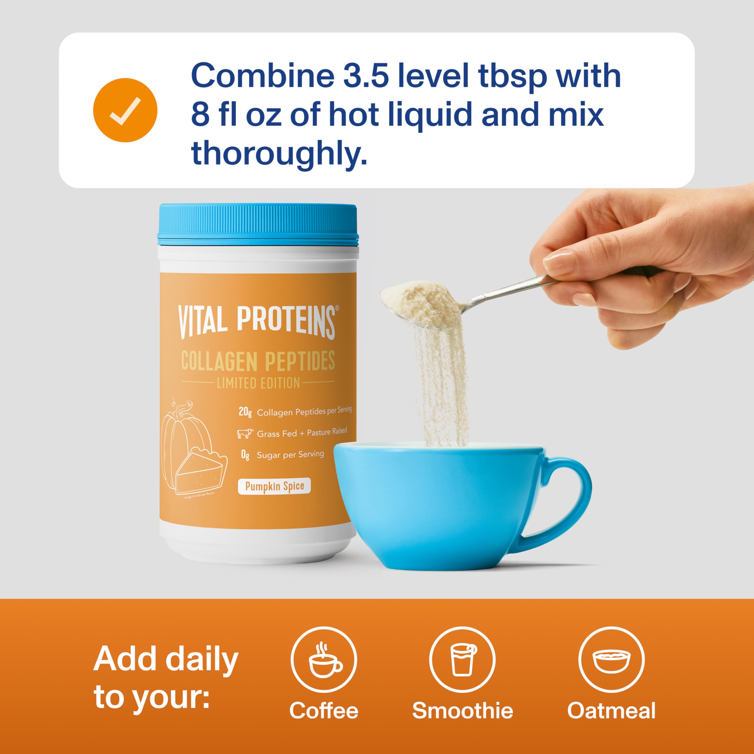 Close-up of label confirms grass-fed collagen and paleo/keto compatibility