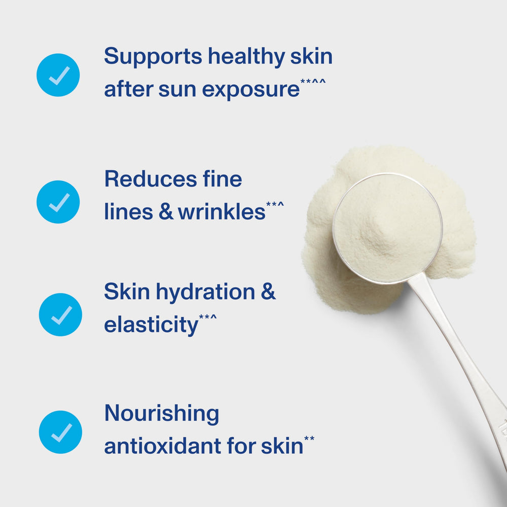 Vital Proteins Skin Complex highlighting grass-fed collagen for premium ingredients