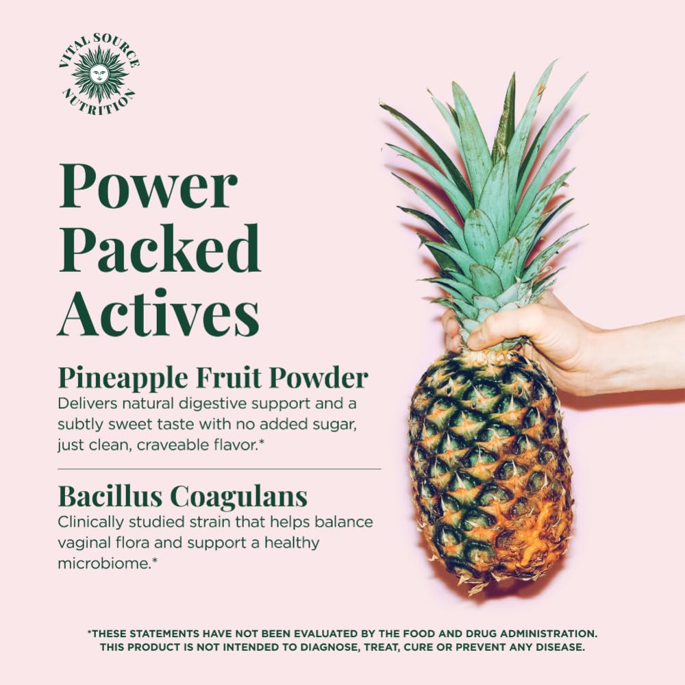 Vital Source Nutrition vegan gluten-free gummies support daily feminine wellness.