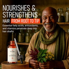Vital Strands Batana Oil edge-repair focus on thinning areas of the scalp