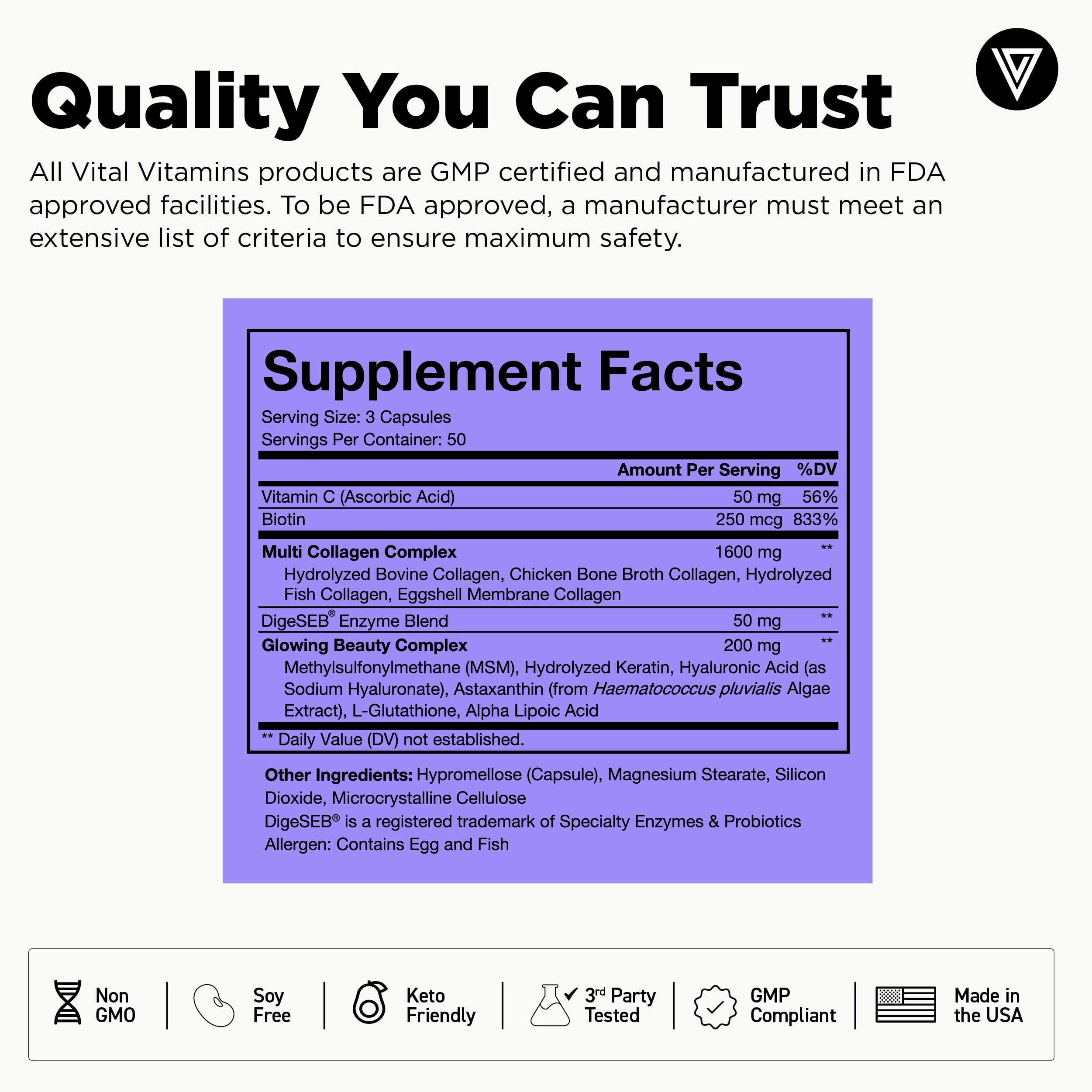 Vital Vitamins capsule pair illustrates joint comfort and mobility support.