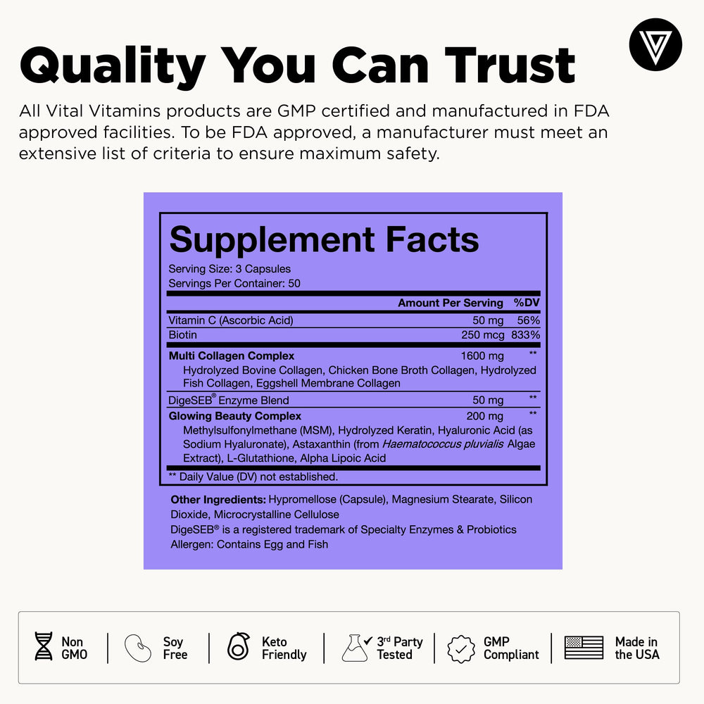 Vital Vitamins capsule pair illustrates joint comfort and mobility support.