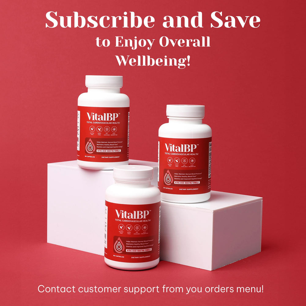 VitalBP ingredients list on label aids informed use.