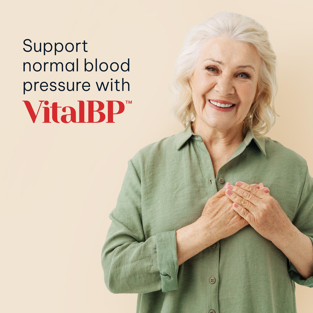 VitalBP lifestyle image with active runner suggests daily wellness.
