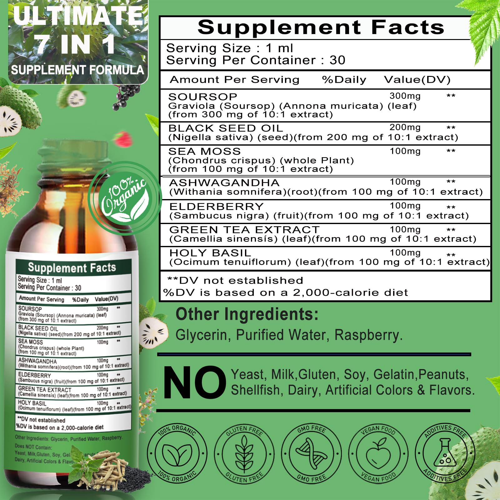Vita Letuo Soursop Drops daily-use bottle for routine wellness