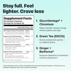 VitalForm GLP-1 packaging foil image emphasizing vegan, weight management ingredients.